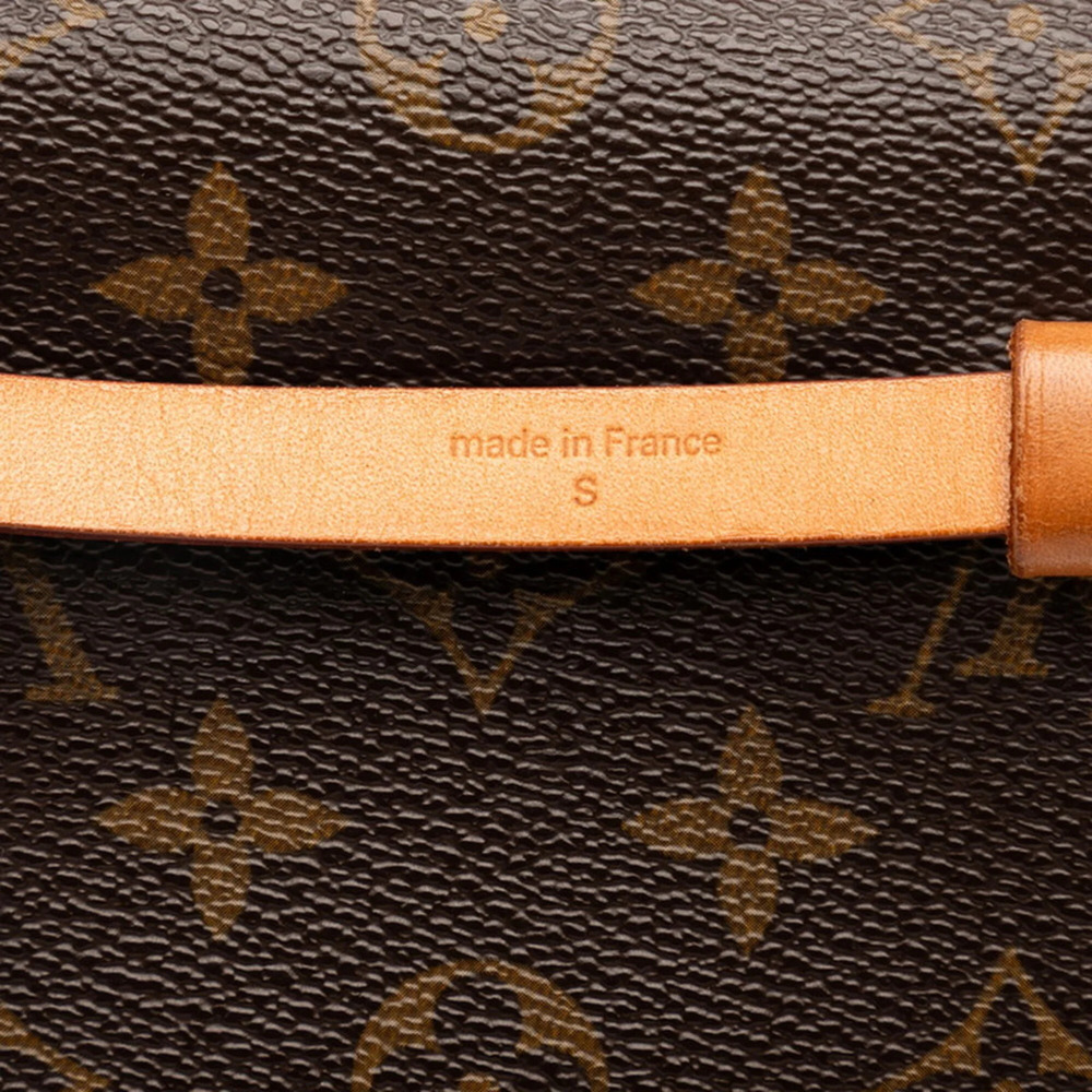 LOUIS VUITTON Brown Monogram Leather Pochette Hobo Bag - Picture 8 of 8